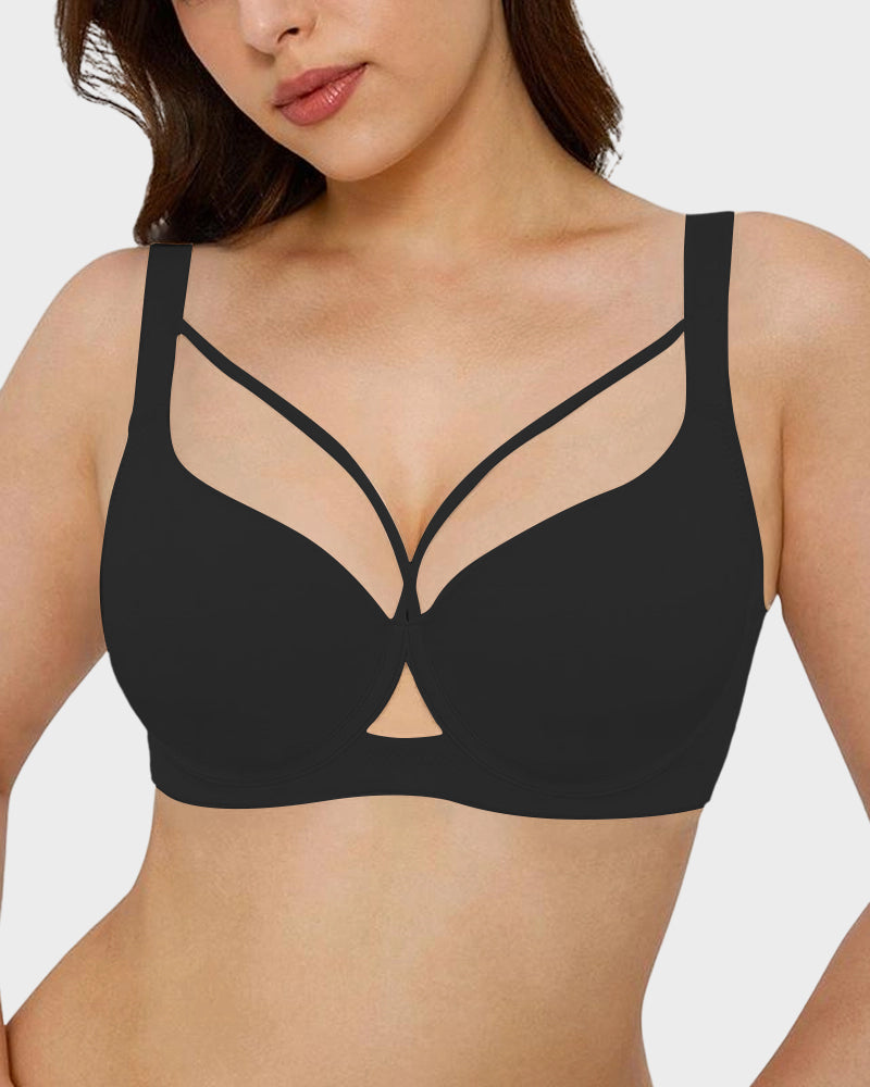Underwire Round Shaping Push Up Minimizer Sexy Bra