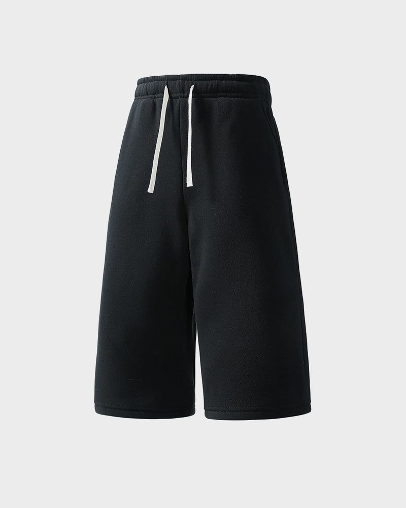 Unisex Drawstring Athletic Sweat Shorts