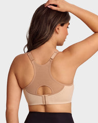 Unlined External Underwire Full Coverage Sports Bra