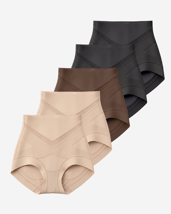 V-Shape Tummy Control Shaping Briefs Multipack