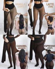One-Seam Waist-Snatching Fleece Leggings
