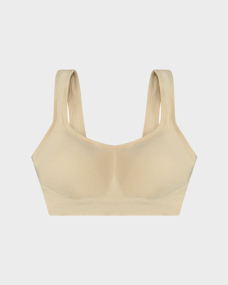 Wire-Free Stretch Support Tank Bra