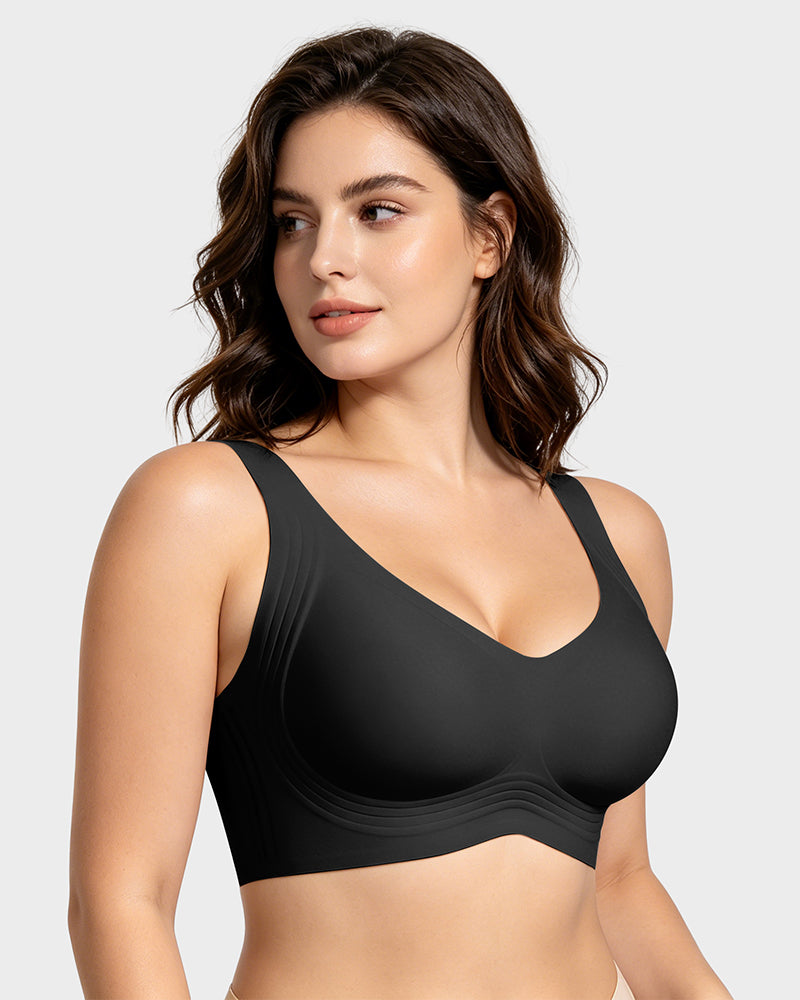 Wireless Full-Coverage Jelly Smoothing Bra Multipack
