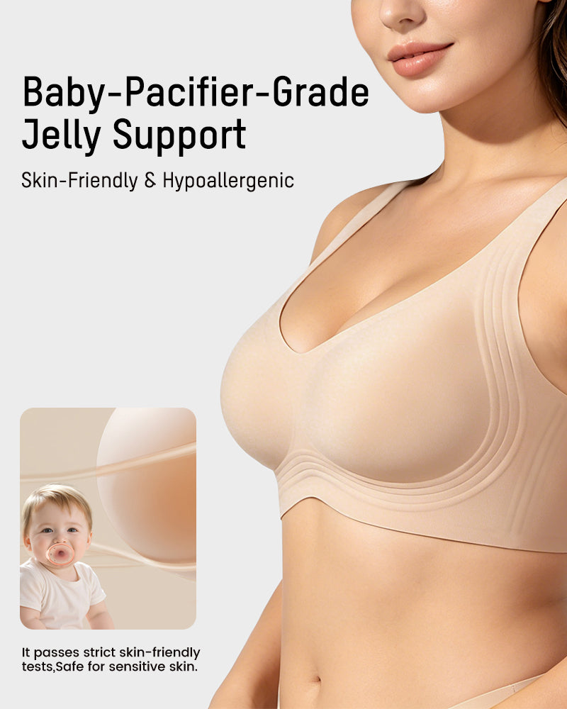 Wireless Full-Coverage Jelly Smoothing Bra Multipack