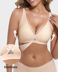 Wireless Jelly Deep-V Push-Up Bra