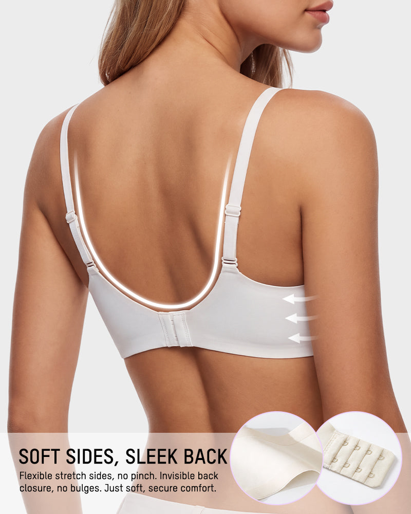 Wireless Low-Cut 3D Seamless Bra