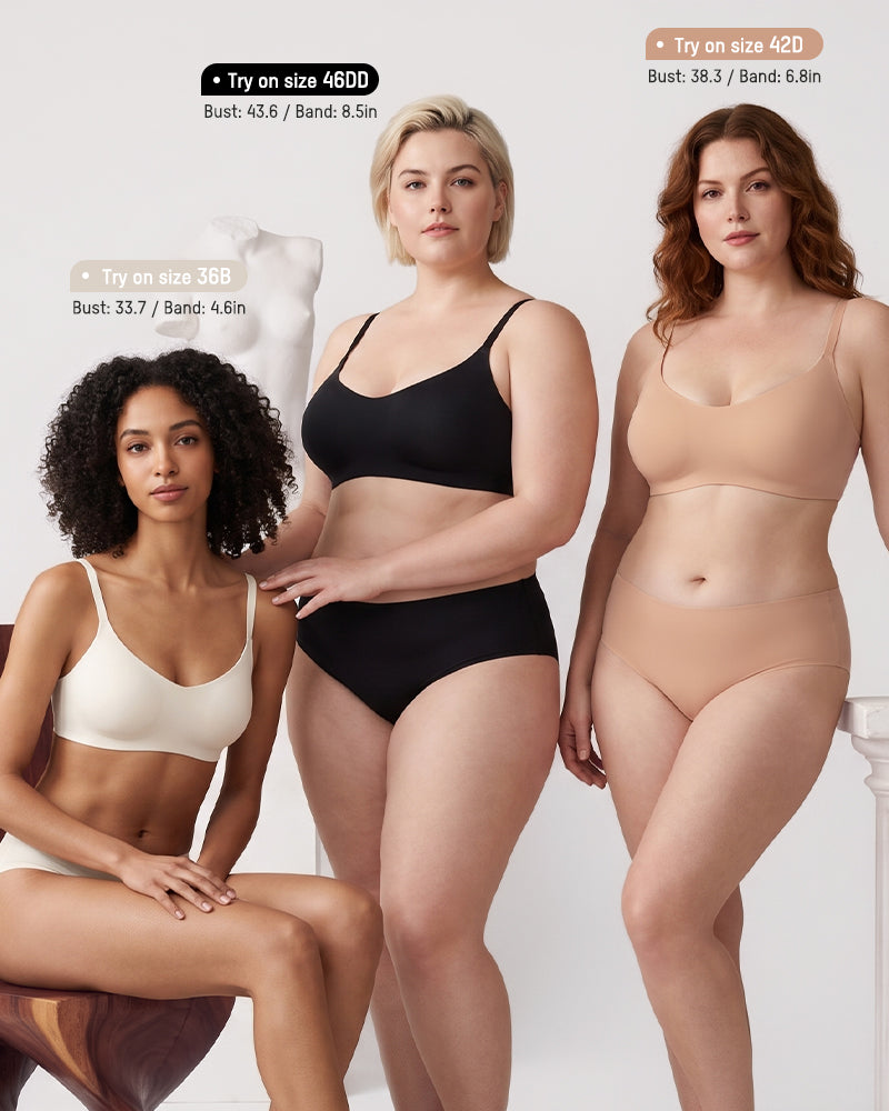 Wireless Low-Cut 3D Seamless Bra