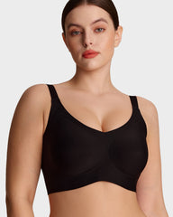 Wireless V-Neck Back & Side Smoothing Bra