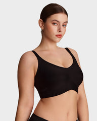 Wireless V-Neck Back & Side Smoothing Bra