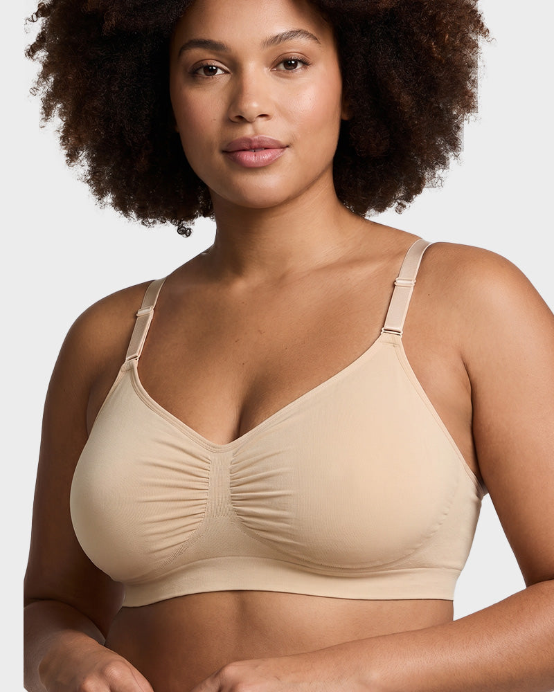 ' s Full Coverage Non Padded Wireless Sculpt Bra