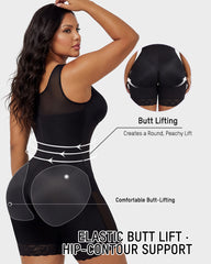 Zip Front Tummy Control Full Body Shaper