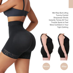 SheCurve® High-Waisted Boned Shaping Shorts