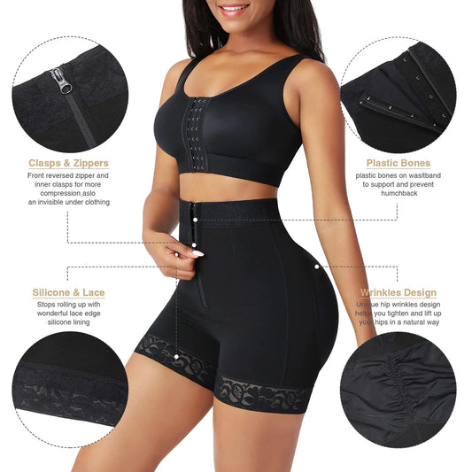 SheCurve® High-Waisted Boned Shaping Shorts