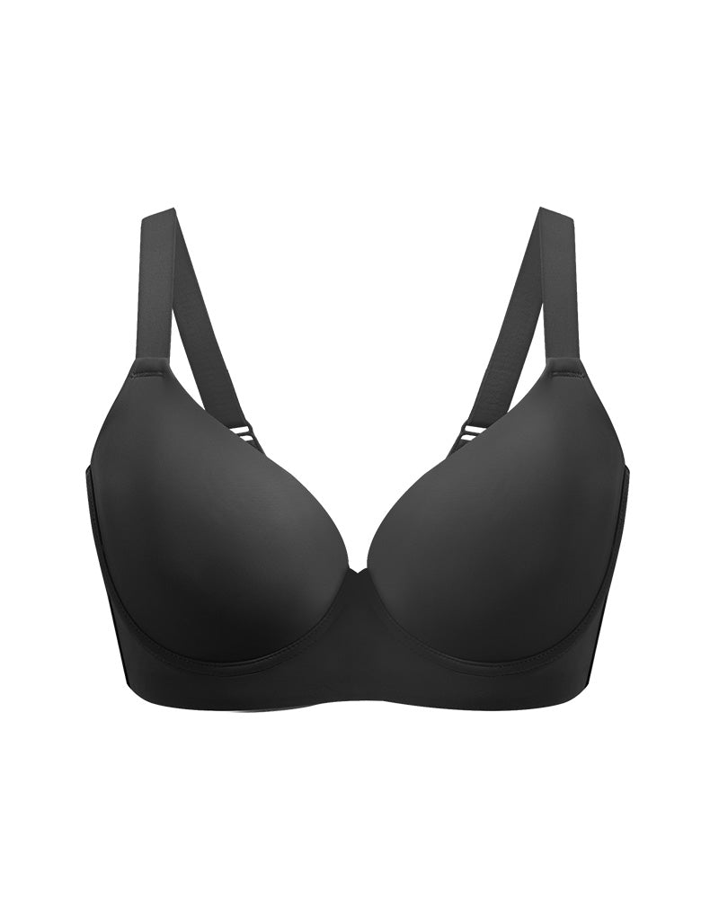 Back Smoothing Push-Up Plunge Bra