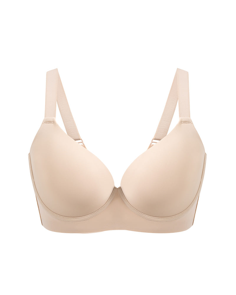 Back Smoothing Push-Up Plunge Bra