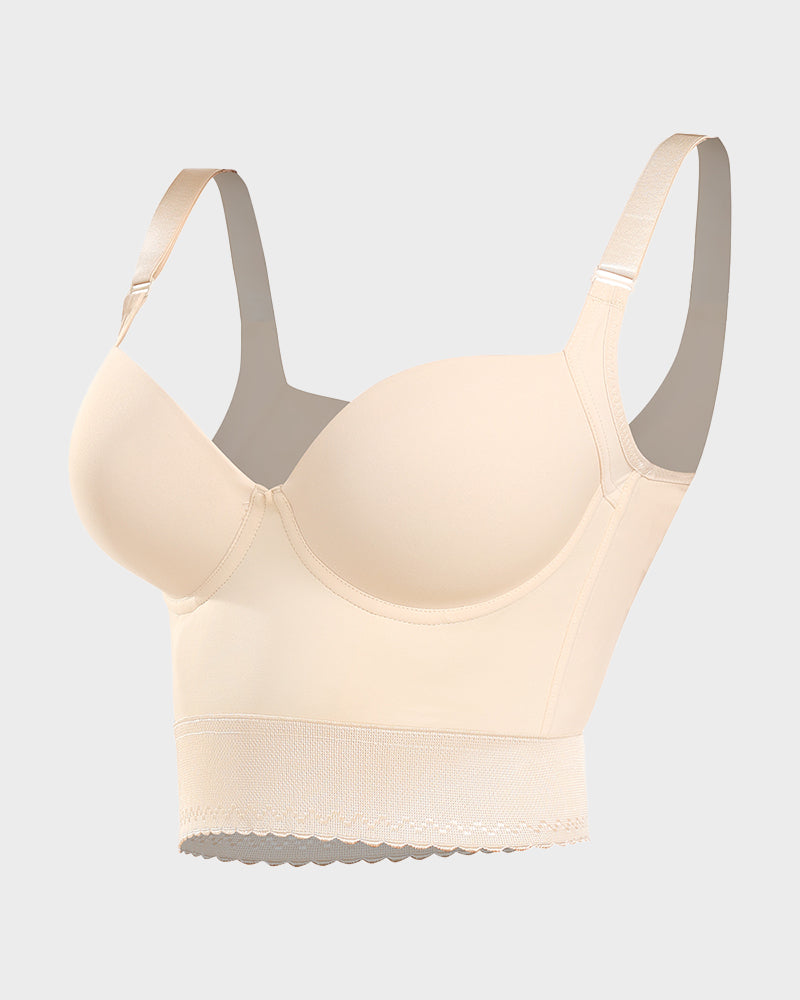 SheCurve®Built-In Shapewear Longline Push-Up Bra