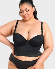 SheCurve®Built-In Shapewear Longline Push-Up Bra