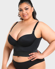 SheCurve®Built-In Shapewear Longline Push-Up Bra