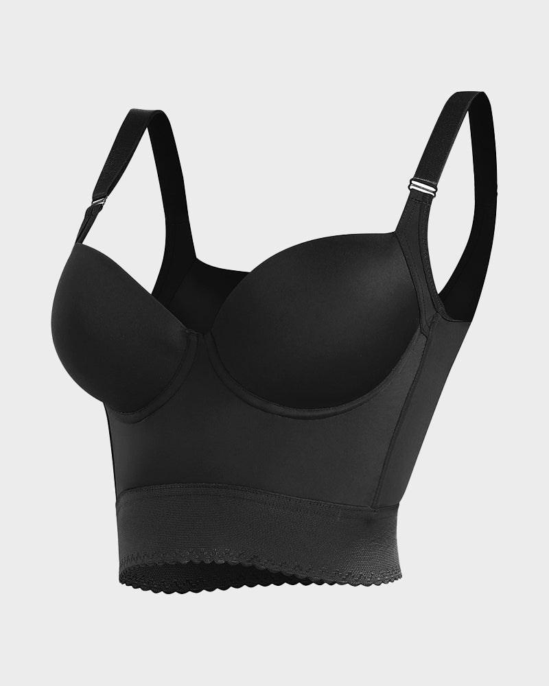 SheCurve®Built-In Shapewear Longline Push-Up Bra