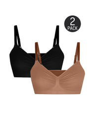 SheCurve®Full Coverage Non-Padded Wireless Sculpt Bra