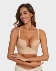 SheCurve® Low Cut U-Shaped Backless Bra