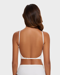 Low Cut U-Shaped Backless Bra