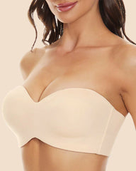 SheCurve®Full Support Non-Slip Convertible Bandeau Bra -Nude🔥