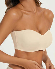 SheCurve®Full Support Non-Slip Convertible Bandeau Bra -Nude🔥