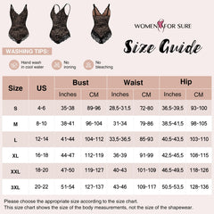 SheCurve® Plus Size Sexy Lace Bodysuits