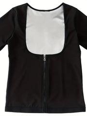 SheCurve® Intense Sweat-Wicking Zip-Up Top