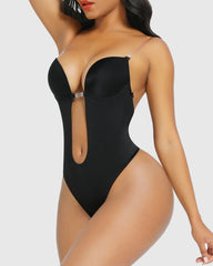 SheCurve® Strapless U Plunge Thong Bodysuit| Must-Have For TikTok Users