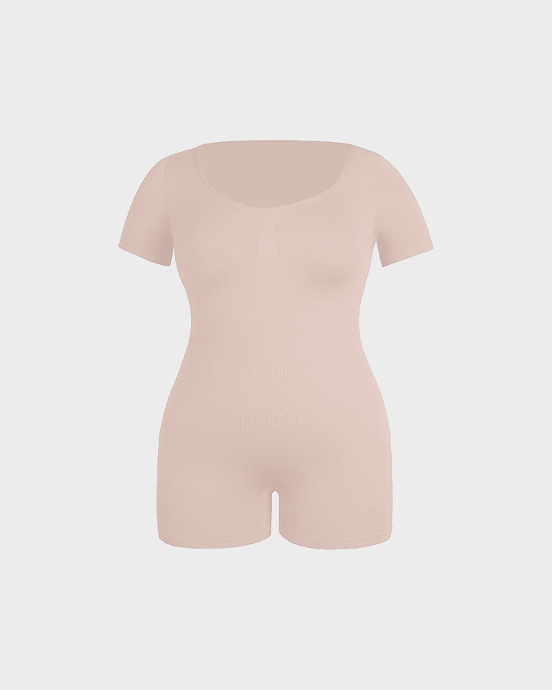 Seamless Sculpt Short Sleeve Bodysuit Shorts