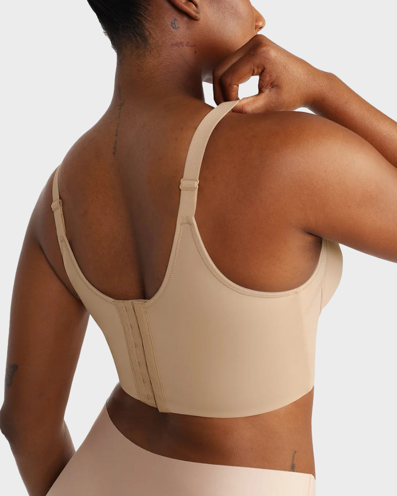 Longline Underwire Smoothing Push Up Bra
