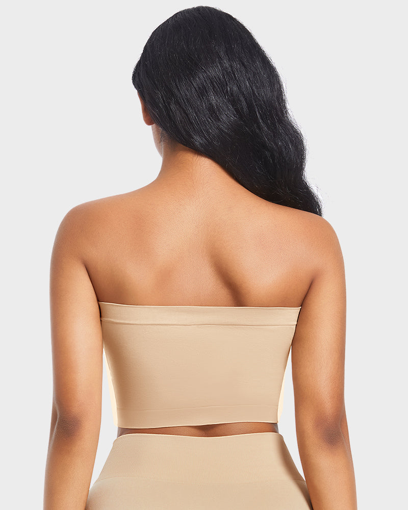 Seamless Comfort Non-Padded Strapless Bandeau Bra