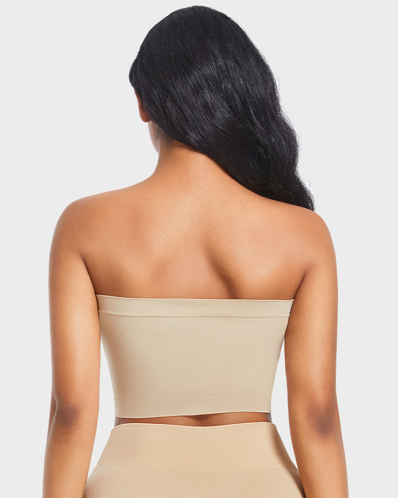 Seamless Comfort Non-Padded Strapless Bandeau Bra