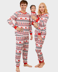 Christmas Pattern Family Matching Pajama Set