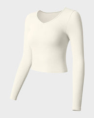 Long Sleeve Fitted Shaping Tee