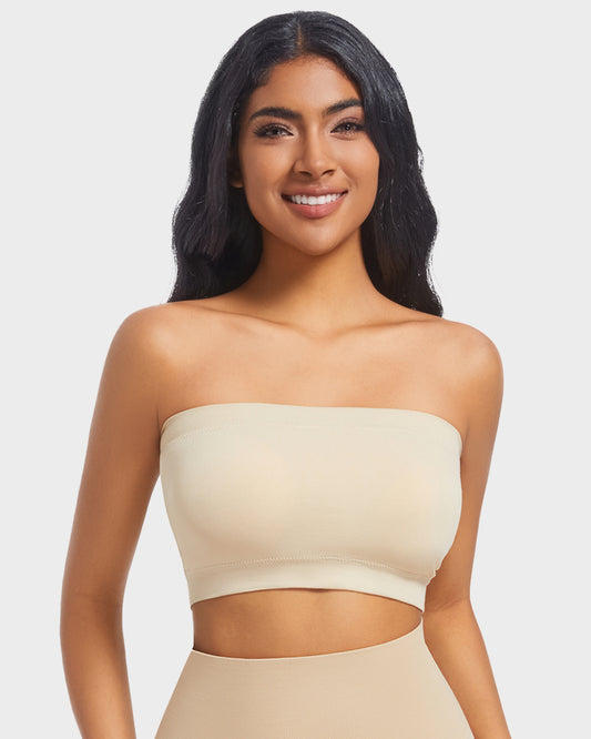 Seamless Comfort Padded Strapless Bandeau Bra