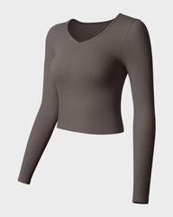 Long Sleeve Fitted Shaping Tee