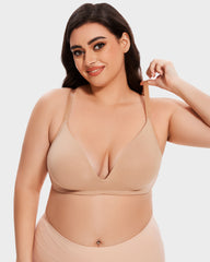 Seamless One-Piece Molded Wireless Bra