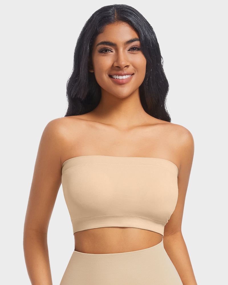 Seamless Comfort Padded Strapless Bandeau Bra