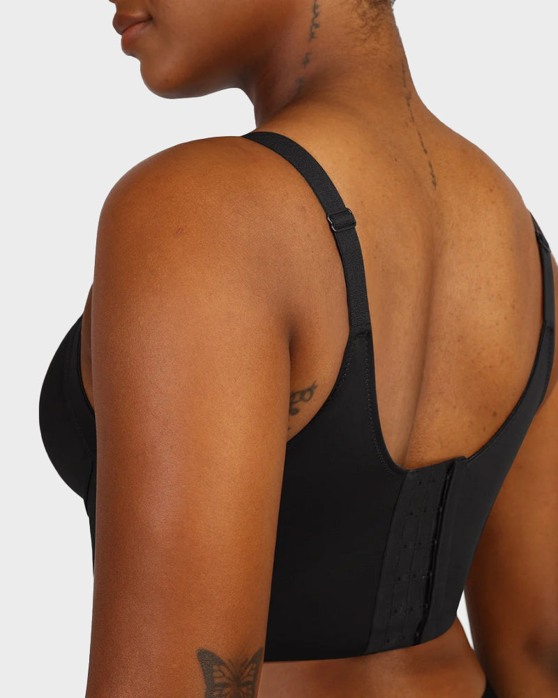 Longline Underwire Smoothing Push Up Bra