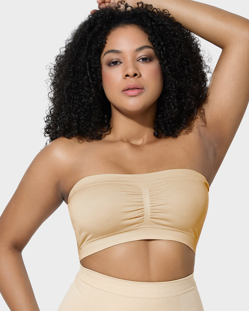 Seamless Comfort Non-Padded Strapless Bandeau Bra