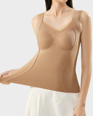 Built-in Bra Thickened Warm Thermal Tank Top