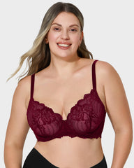 Lace Full Coverage Push Up Bra