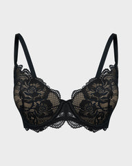 Lace Full Coverage Push Up Bra