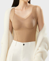 Built-in Bra Thickened Warm Thermal Tank Top