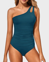 One Shoulder One Piece Swimsuit