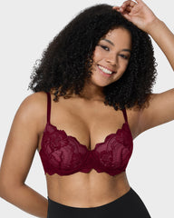 Lace Full Coverage Push Up Bra