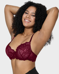 Lace Full Coverage Push Up Bra